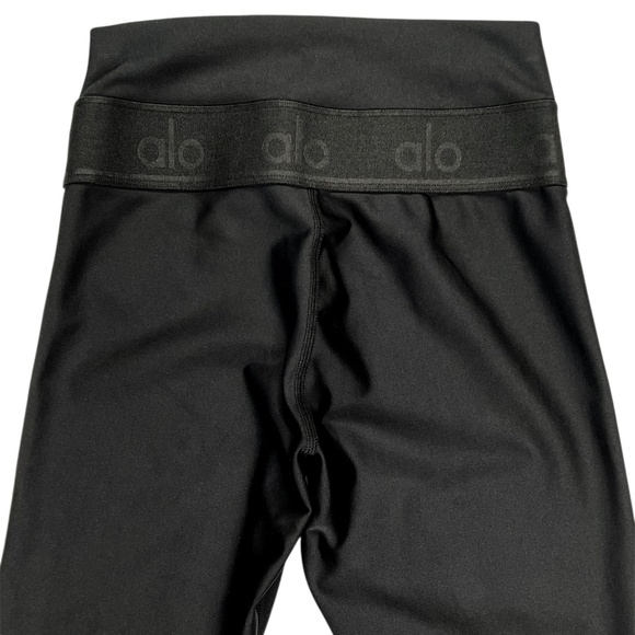 Alo Yoga High Waist Fitness Capri Leggings in Black Size Small - Picture 9 of 11